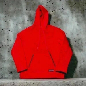 NWOT Vineyard Vines Sherpa hoodie nautical red men’s large